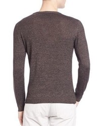 Isaia Melange Wool Sweater