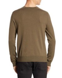 Polo Ralph Lauren Merino Wool Moto Sweater