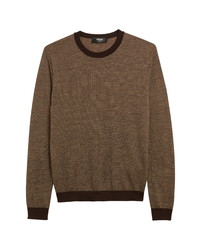 Fendi Micro Ff Logo Wool Sweater