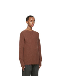 Lemaire Red Sport Loden Military Sweater