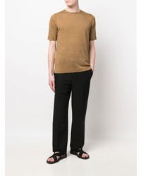 Dell'oglio Short Sleeve Linen T Shirt