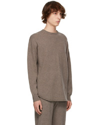 Extreme Cashmere Taupe N53 Crew Hop Sweater