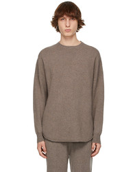 Extreme Cashmere Taupe N53 Crew Hop Sweater
