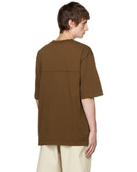 Lemaire Brown Boxy T Shirt