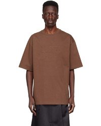 We11done Brown Cotton T Shirt