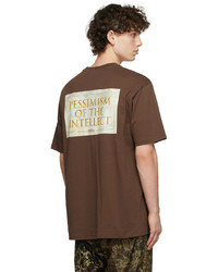 032c Brown Gravestone T Shirt