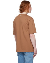Lacoste Brown Loose Fit T Shirt