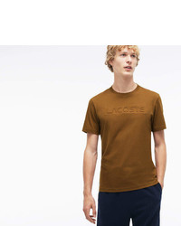 Lacoste Crew Neck Lettering Jersey T Shirt