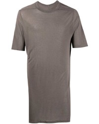Rick Owens Crew Neck Long Length T Shirt