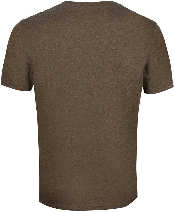 Topman Dark Brown Marl Crew Neck T Shirt, $10 | Topman | Lookastic