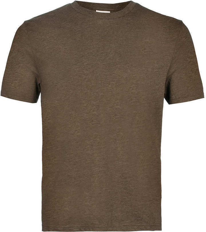 brown t shirt