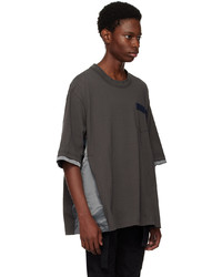 Sacai Gray Mix T Shirt