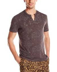 John Varvatos Star Usa Short Sleeve T Shirt With Placket Detail