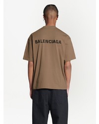 Balenciaga Logo Print Regular Fit T Shirt