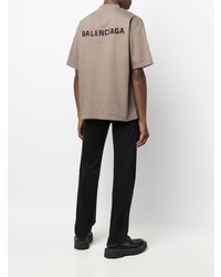 Balenciaga Logo Print Regular Print T Shirt