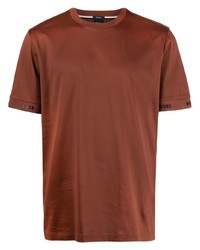 BOSS Logo Sleeve Cotton T Shirt