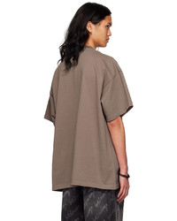 Balenciaga Taupe Cotton T Shirt