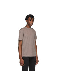 Maison Margiela Three Pack Grey And Brown Jersey T Shirt