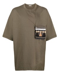 Undercover Tribal Motif Cotton T Shirt
