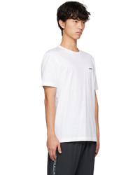 BOSS White Curved T Shirt