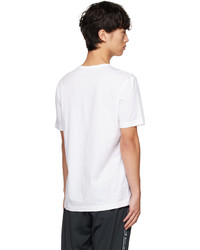 BOSS White Curved T Shirt