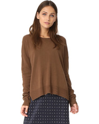 Vince Cropped Wide Neck Sweater