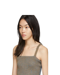 Eckhaus Latta Brown And Blue Plated Tank Top