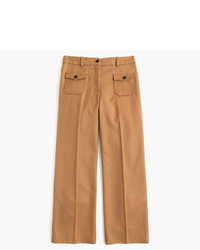 J.Crew Wide Leg Pant With Patch Pockets