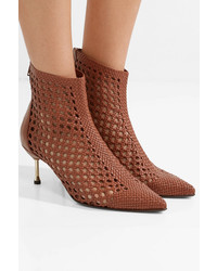 Souliers Martinez Mahon Woven Leather Ankle Boots