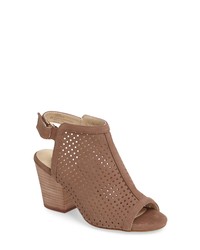 Isola Lora Perforated Open Toe Bootie Sandal