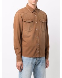 Eleventy Western Style Fitted Shirt
