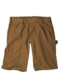 Brown Denim Shorts