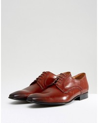 Paul Smith Ps By Roth Derby Lace Up Shoes In Tan