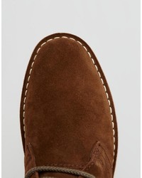 Red Tape Desert Boots Brown Suede