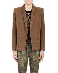 Balmain Double Breasted Sportcoat Brown Size 52 Eu