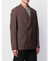 Lemaire Jacquard Double Breasted Blazer