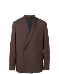 Lemaire Jacquard Double Breasted Blazer