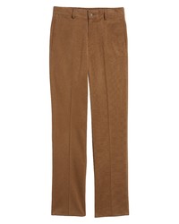 Berle Brushed Twill Pants In Tobacco At Nordstrom