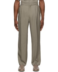 Fear Of God Grey Double Pleated Trousers