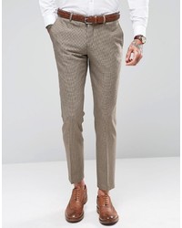 Selected Homme Skinny Houndstooth Wedding Suit Pants With Stretch