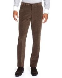 Hugo Boss Shap W Regular Fit Cotton Corduroy Dress Pants Rustcopper