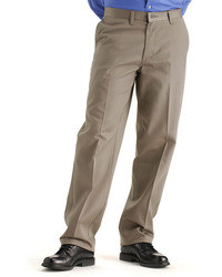 Lee Stain Resistant Flat Front Performance Khakis Olive