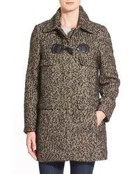 Trina Turk Annabelle Faux Fur Collar Tweed Coat