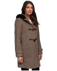 Pendleton Faux Fur Trimmed Toggle Coat