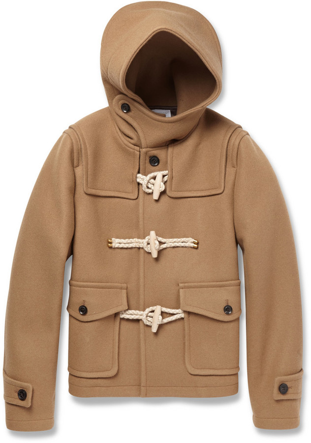 Kolor Wool And Cashmere Blend Duffle Coat, $1,315 | MR PORTER 