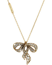Marc Jacobs Embellished Bow Necklace