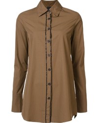 Vera Wang Bead Embellished Button Down