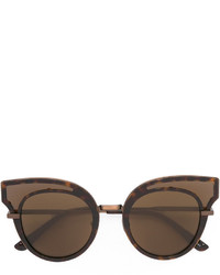 Bottega Veneta Eyewear Round Frame Embellished Sunglasses