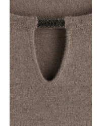 Brunello Cucinelli Virgin Wool Pullover With Cashmere And Silk