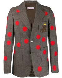 Walter Van Beirendonck Pre-Owned 200405s Cloudy Stars Checked Blazer